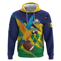 Custom Rugby Saint Vincent and the Grenadines Hoodie Go SVG Amazona Guildingii - Wonder Print Shop
