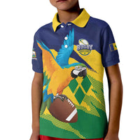 Custom Rugby Saint Vincent and the Grenadines Kid Polo Shirt Go SVG Amazona Guildingii - Wonder Print Shop