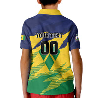 Custom Rugby Saint Vincent and the Grenadines Kid Polo Shirt Go SVG Amazona Guildingii - Wonder Print Shop