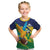 Custom Rugby Saint Vincent and the Grenadines Kid T Shirt Go SVG Amazona Guildingii - Wonder Print Shop