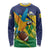 Custom Rugby Saint Vincent and the Grenadines Long Sleeve Shirt Go SVG Amazona Guildingii - Wonder Print Shop