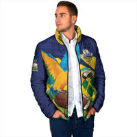 Custom Rugby Saint Vincent and the Grenadines Padded Jacket Go SVG Amazona Guildingii - Wonder Print Shop