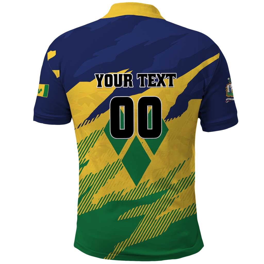 Custom Rugby Saint Vincent and the Grenadines Polo Shirt Go SVG Amazona Guildingii - Wonder Print Shop