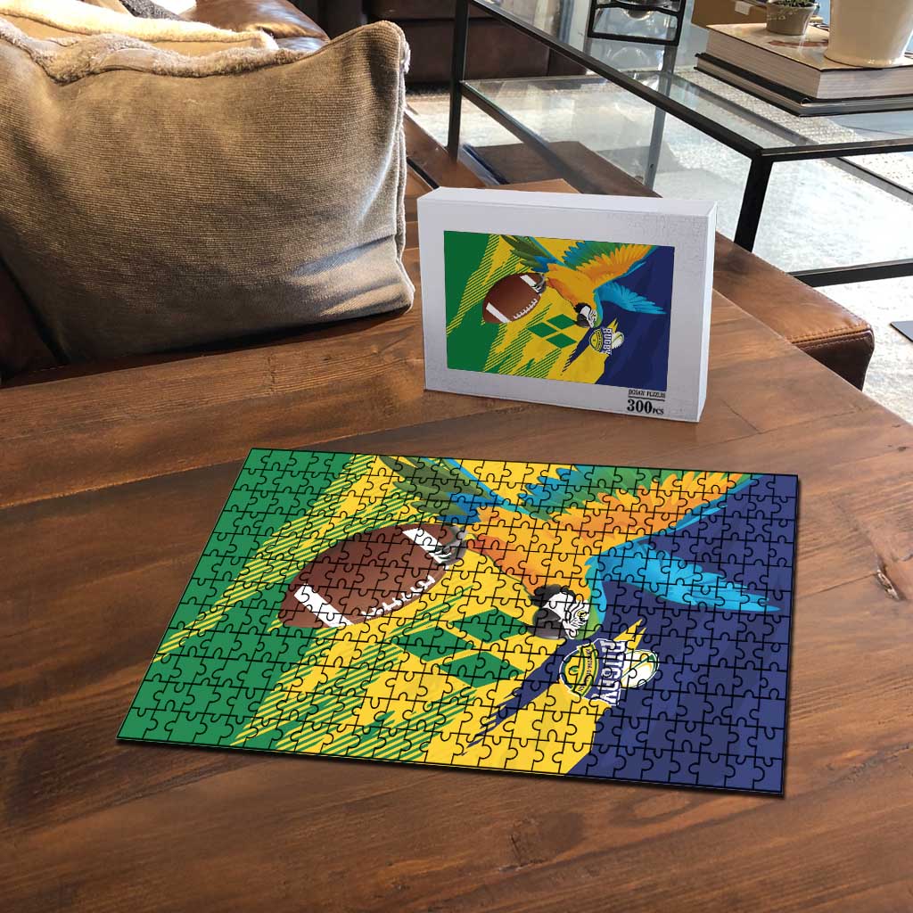 Rugby Saint Vincent and the Grenadines Puzzle Go SVG Amazona Guildingii - Wonder Print Shop