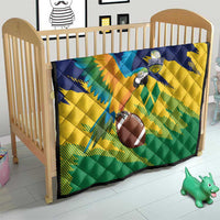 Rugby Saint Vincent and the Grenadines Quilt Go SVG Amazona Guildingii - Wonder Print Shop