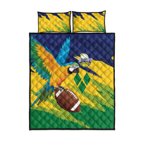 Rugby Saint Vincent and the Grenadines Quilt Bed Set Go SVG Amazona Guildingii - Wonder Print Shop