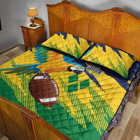 Rugby Saint Vincent and the Grenadines Quilt Bed Set Go SVG Amazona Guildingii - Wonder Print Shop