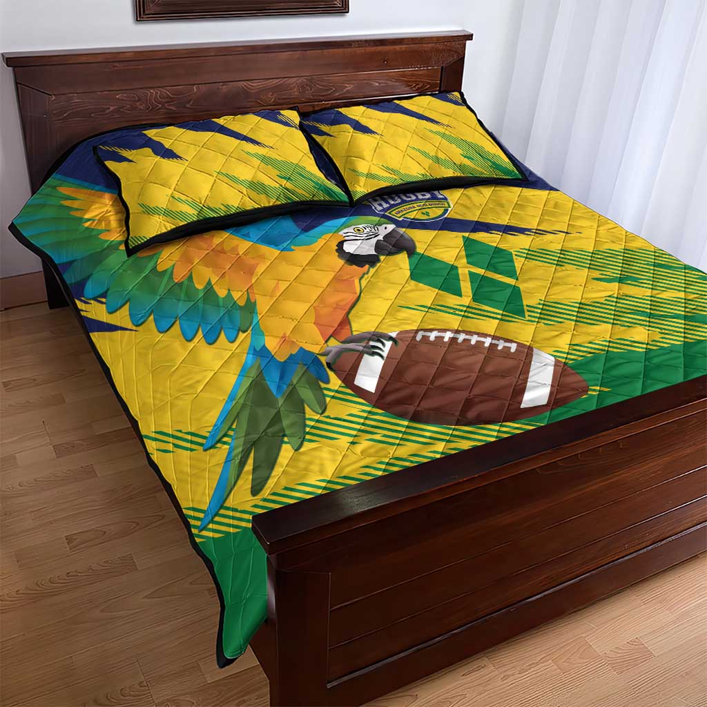 Rugby Saint Vincent and the Grenadines Quilt Bed Set Go SVG Amazona Guildingii - Wonder Print Shop