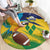Rugby Saint Vincent and the Grenadines Round Carpet Go SVG Amazona Guildingii - Wonder Print Shop