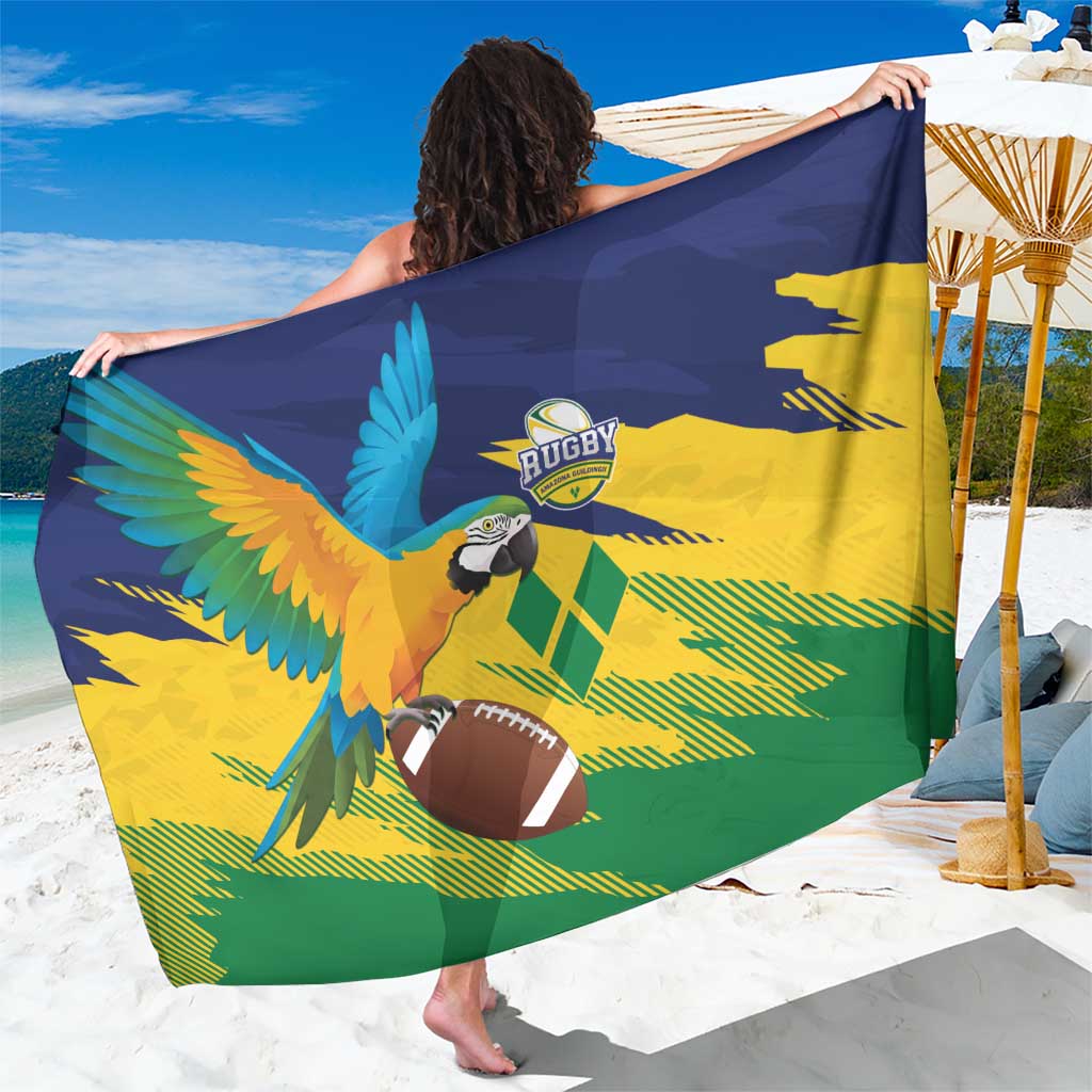 Rugby Saint Vincent and the Grenadines Sarong Go SVG Amazona Guildingii - Wonder Print Shop