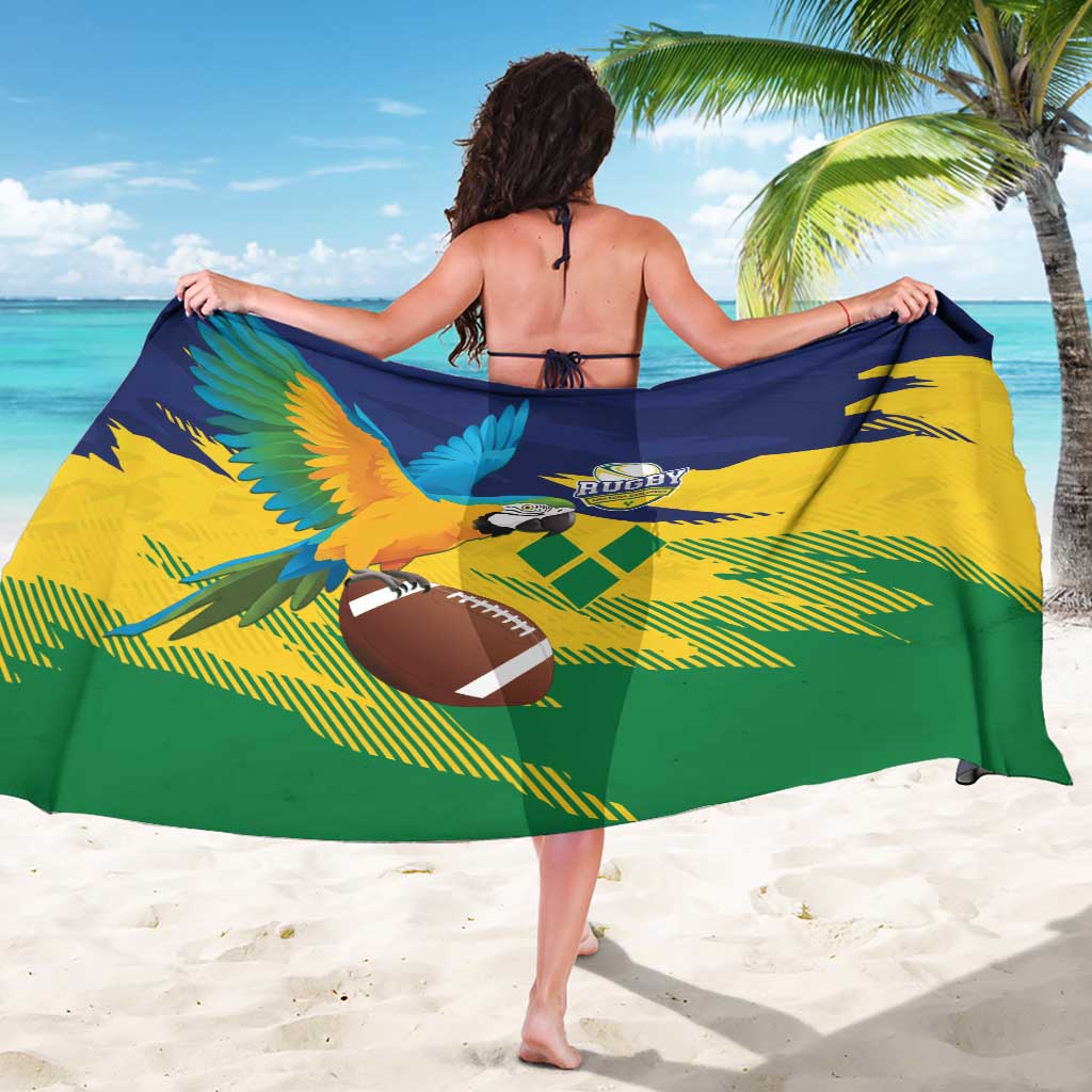 Rugby Saint Vincent and the Grenadines Sarong Go SVG Amazona Guildingii - Wonder Print Shop