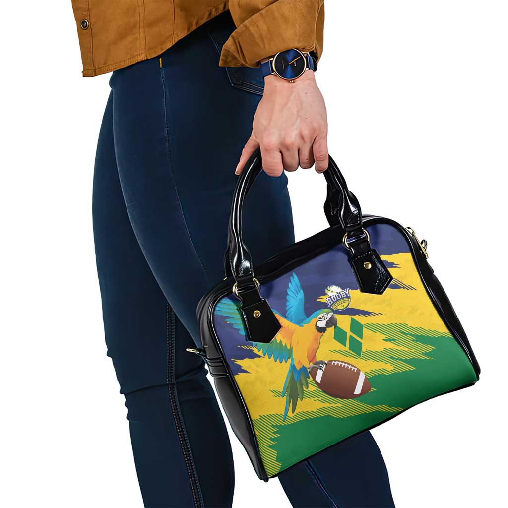 Rugby Saint Vincent and the Grenadines Shoulder Handbag Go SVG Amazona Guildingii - Wonder Print Shop