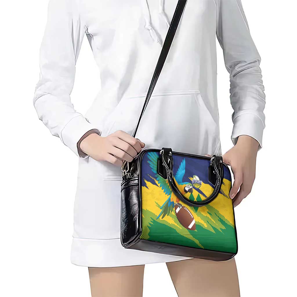Rugby Saint Vincent and the Grenadines Shoulder Handbag Go SVG Amazona Guildingii - Wonder Print Shop