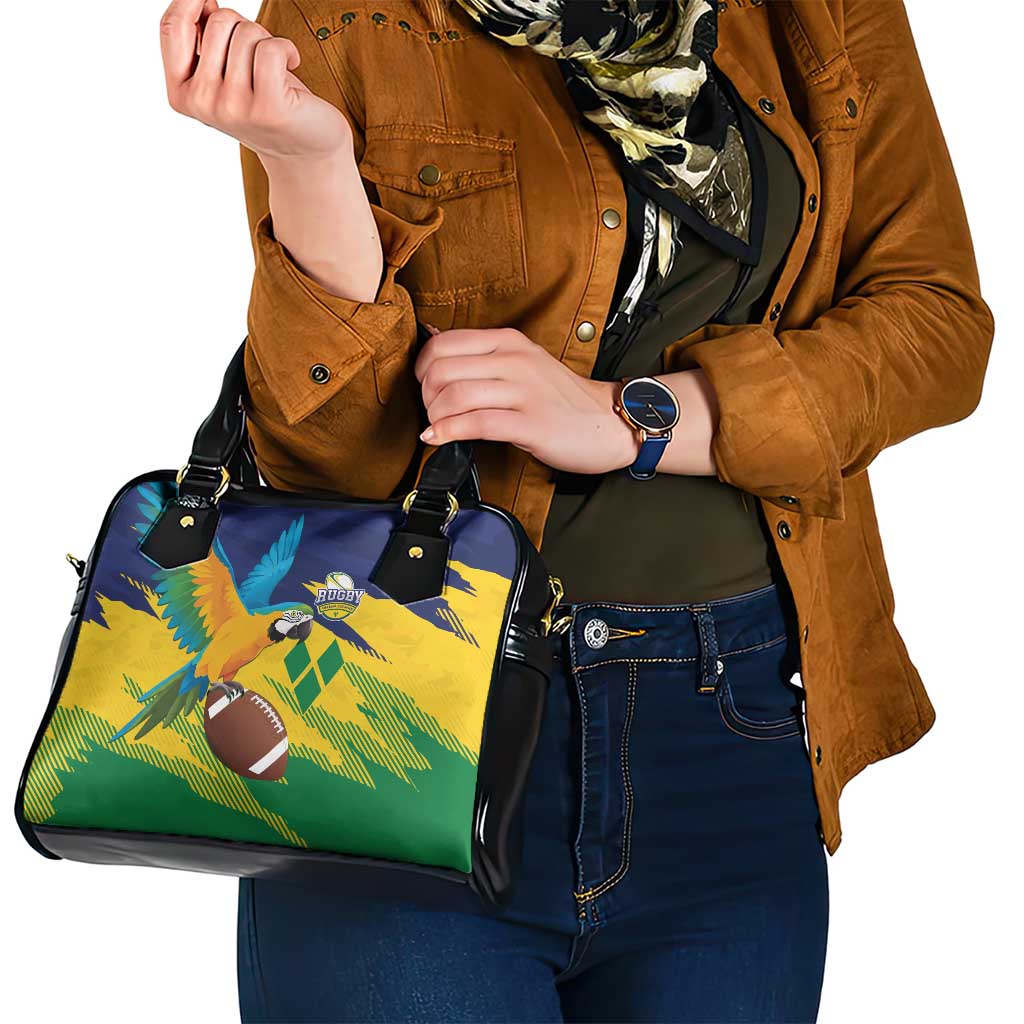 Rugby Saint Vincent and the Grenadines Shoulder Handbag Go SVG Amazona Guildingii - Wonder Print Shop