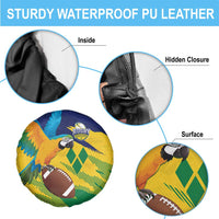 Rugby Saint Vincent and the Grenadines Spare Tire Cover Go SVG Amazona Guildingii - Wonder Print Shop