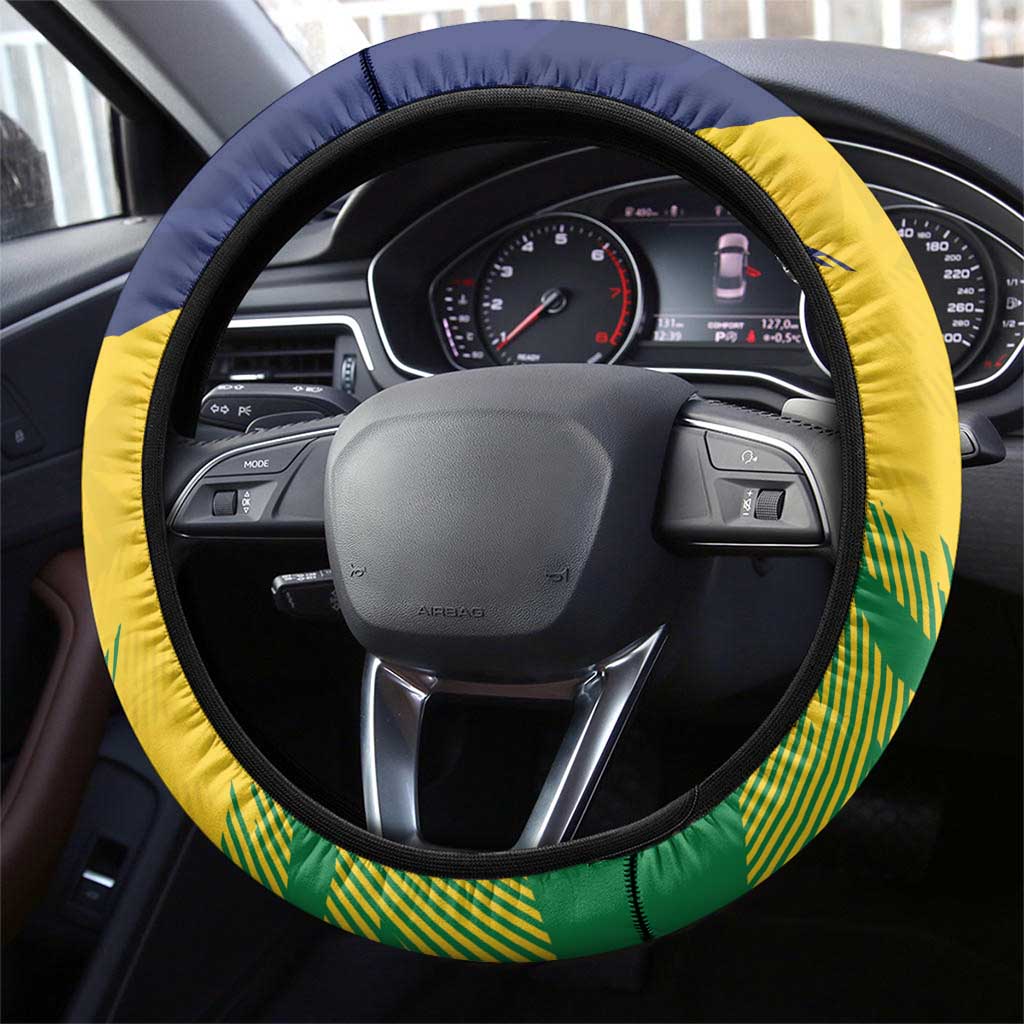 Rugby Saint Vincent and the Grenadines Steering Wheel Cover Go SVG Amazona Guildingii - Wonder Print Shop