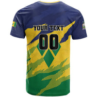 Custom Rugby Saint Vincent and the Grenadines T Shirt Go SVG Amazona Guildingii - Wonder Print Shop