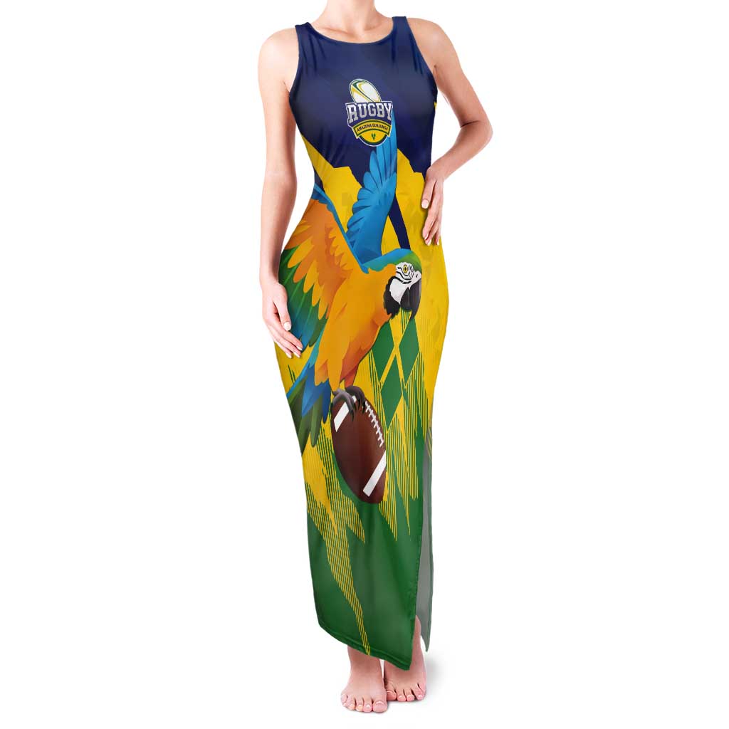 Custom Rugby Saint Vincent and the Grenadines Tank Maxi Dress Go SVG Amazona Guildingii - Wonder Print Shop