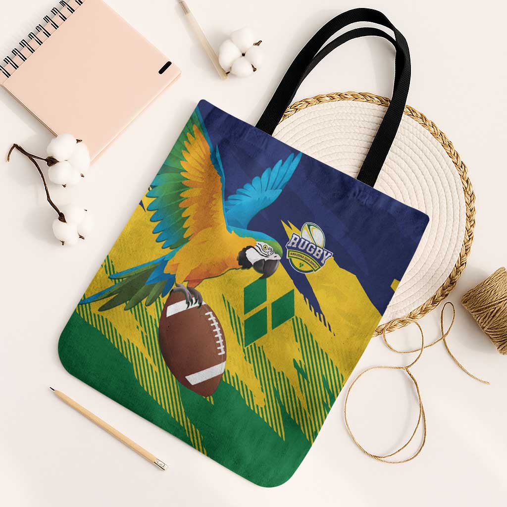 Rugby Saint Vincent and the Grenadines Tote Bag Go SVG Amazona Guildingii - Wonder Print Shop