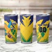 Custom Rugby Saint Vincent and the Grenadines Tumbler Cup Go SVG Amazona Guildingii - Wonder Print Shop
