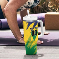 Custom Rugby Saint Vincent and the Grenadines Tumbler With Handle Go SVG Amazona Guildingii - Wonder Print Shop