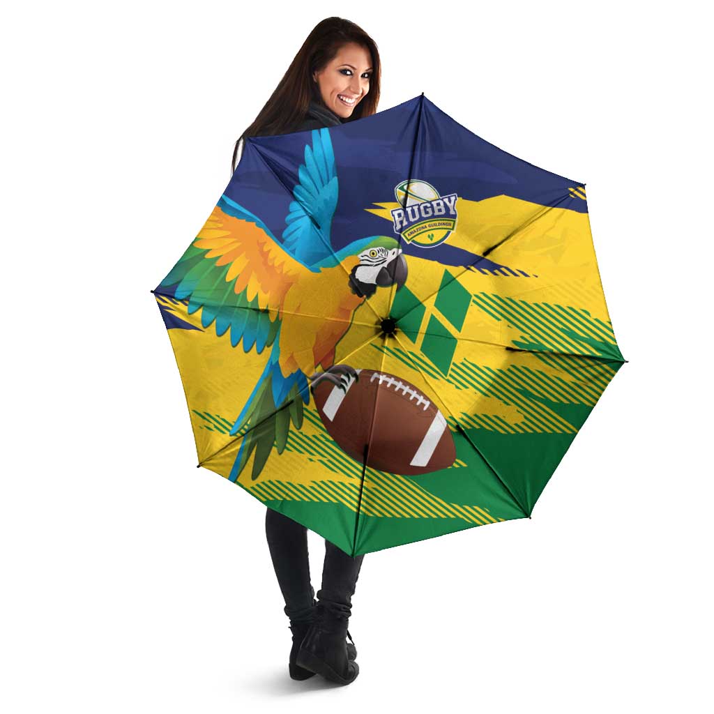 Rugby Saint Vincent and the Grenadines Umbrella Go SVG Amazona Guildingii - Wonder Print Shop