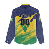 Custom Rugby Saint Vincent and the Grenadines Women Casual Shirt Go SVG Amazona Guildingii - Wonder Print Shop