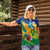 Custom Rugby Saint Vincent and the Grenadines Women Polo Shirt Go SVG Amazona Guildingii - Wonder Print Shop