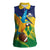 Custom Rugby Saint Vincent and the Grenadines Women Sleeveless Polo Shirt Go SVG Amazona Guildingii - Wonder Print Shop