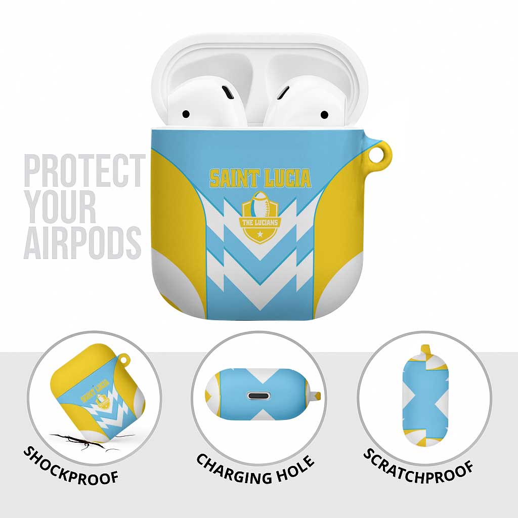 Rugby Saint Lucia AirPods Case The Lucian Go Champion - Wonder Print Shop
