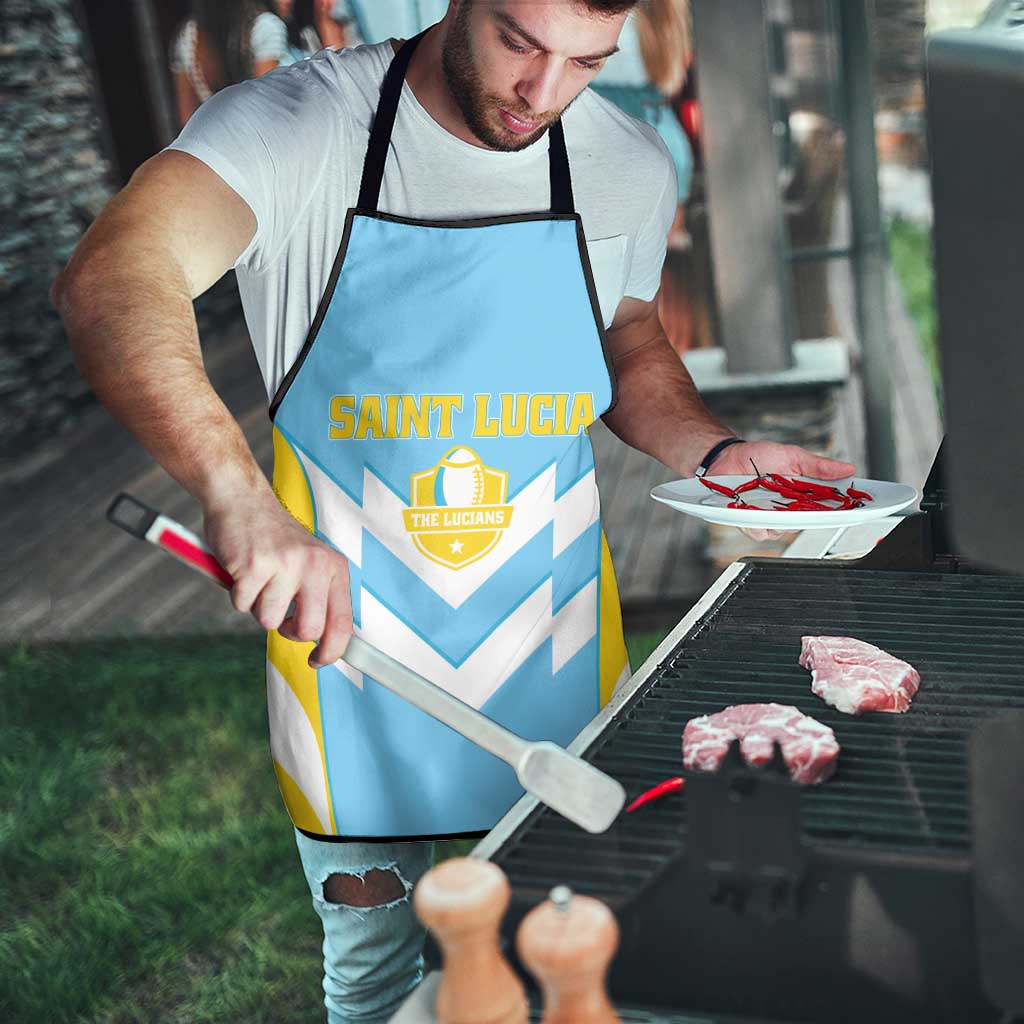 Rugby Saint Lucia Apron The Lucian Go Champion - Wonder Print Shop