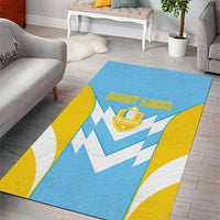 Rugby Saint Lucia Area Rug The Lucian Go Champion - Wonder Print Shop