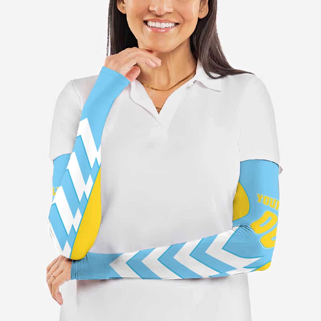 Custom Rugby Saint Lucia Arm Sleeves The Lucian Go Champion - Wonder Print Shop