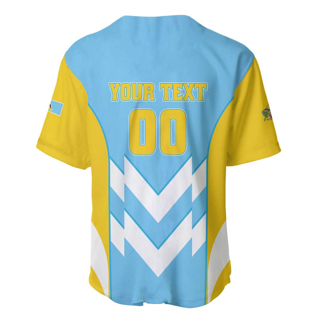 Custom Rugby Saint Lucia Baseball Jersey The Lucian Go Champion - Wonder Print Shop