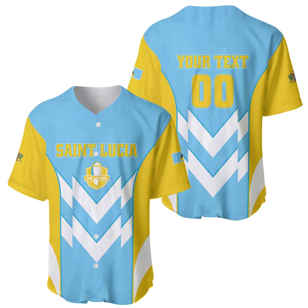 Custom Rugby Saint Lucia Baseball Jersey The Lucian Go Champion - Wonder Print Shop