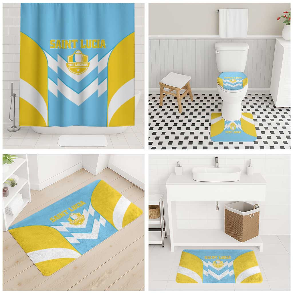 Rugby Saint Lucia Bathroom Set The Lucian Go Champion - Wonder Print Shop