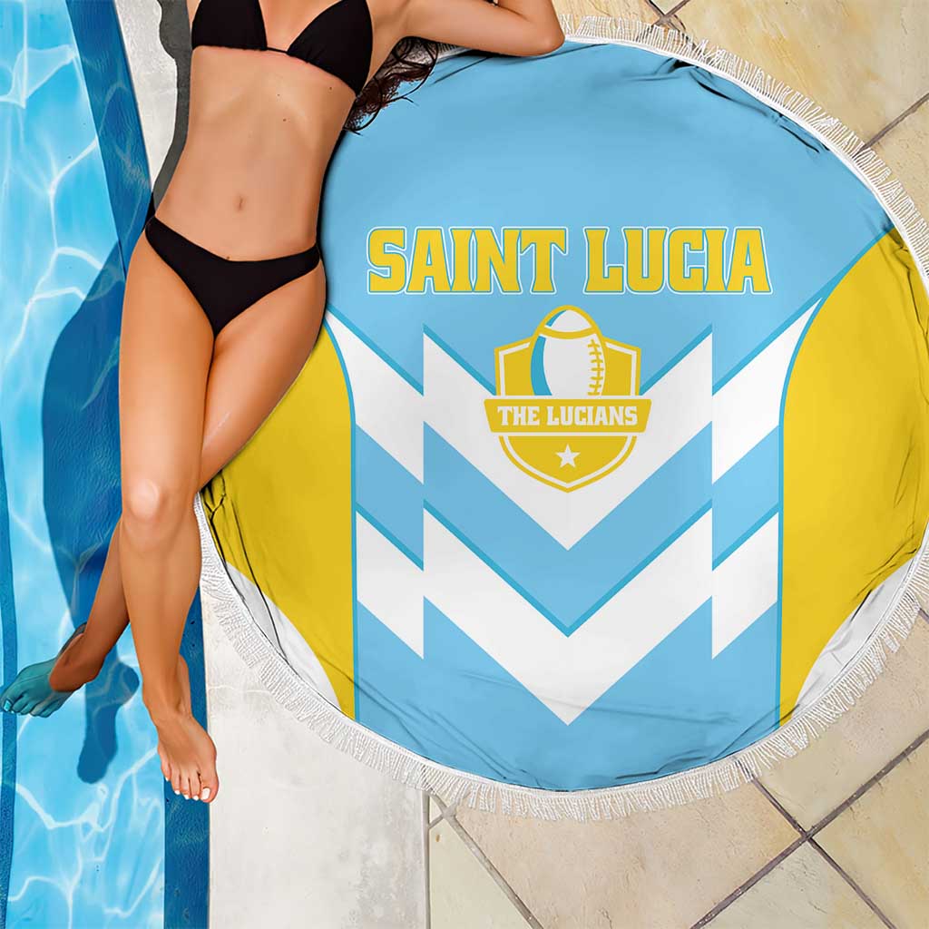 Rugby Saint Lucia Beach Blanket The Lucian Go Champion - Wonder Print Shop