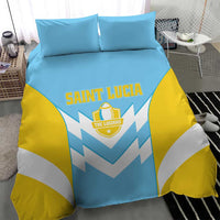 Rugby Saint Lucia Bedding Set The Lucian Go Champion - Wonder Print Shop