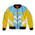 Custom Rugby Saint Lucia Bomber Jacket The Lucian Go Champion - Wonder Print Shop