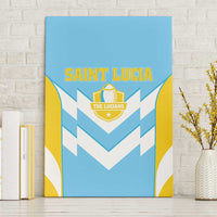 Rugby Saint Lucia Canvas Wall Art The Lucian Go Champion - Wonder Print Shop