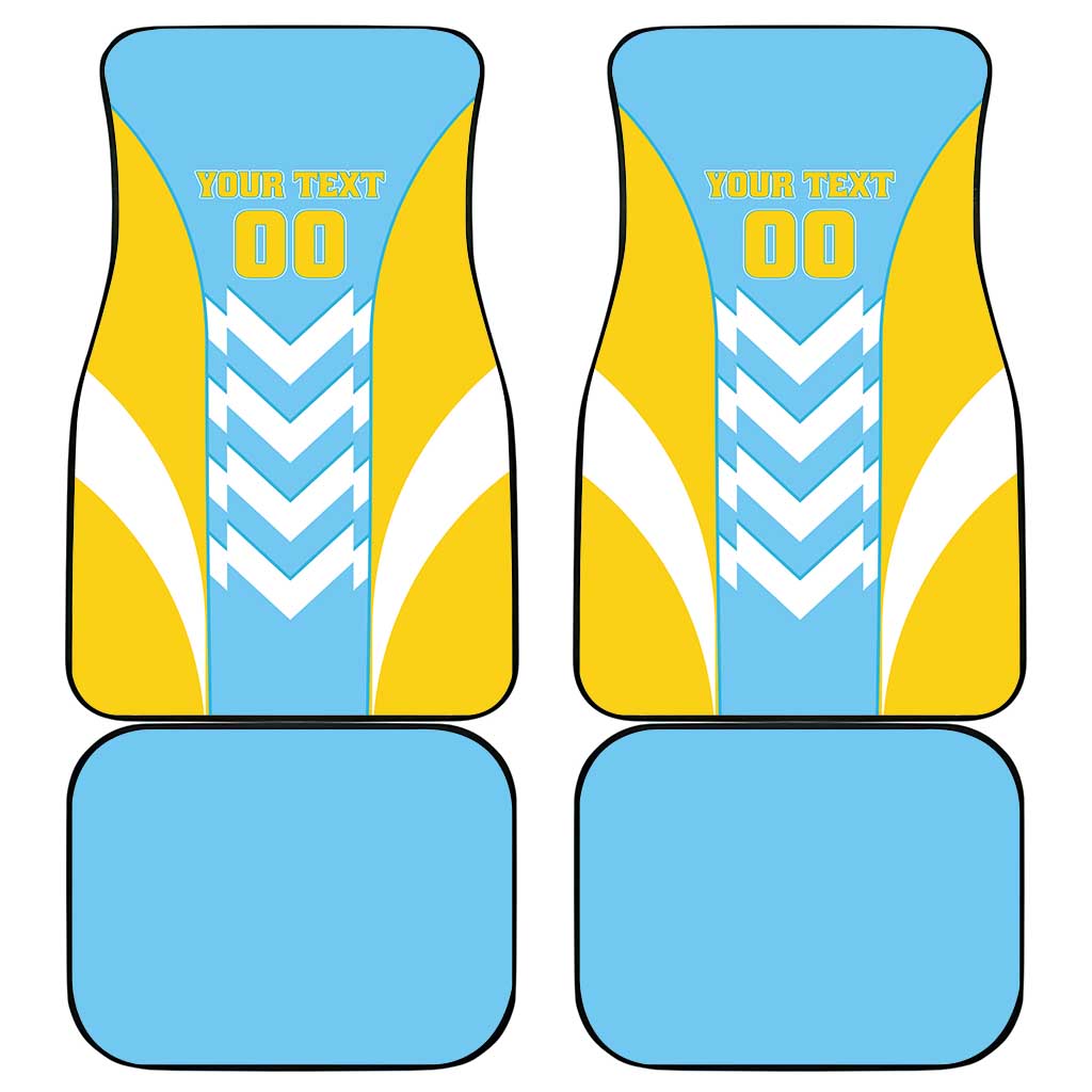 Rugby Saint Lucia Car Mats The Lucian Go Champion - Wonder Print Shop