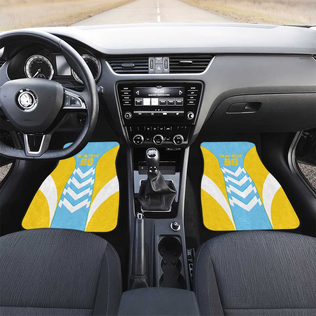 Rugby Saint Lucia Car Mats The Lucian Go Champion - Wonder Print Shop