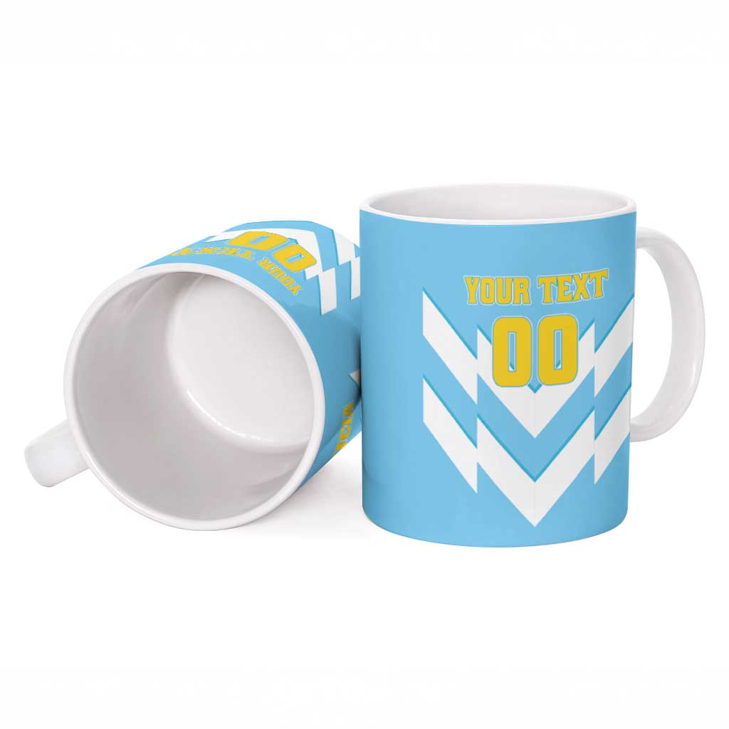 Custom Rugby Saint Lucia Ceramic Mug The Lucian Go Champion - Wonder Print Shop