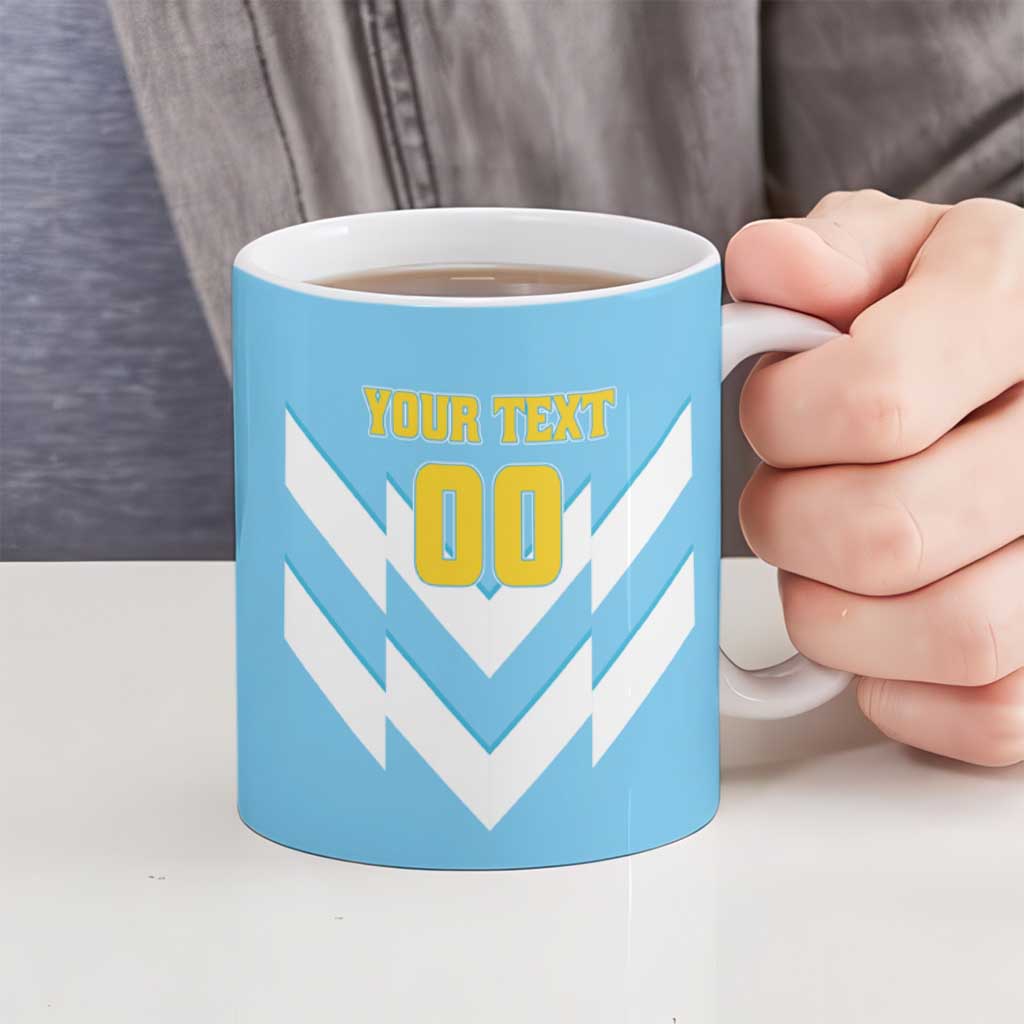 Custom Rugby Saint Lucia Ceramic Mug The Lucian Go Champion - Wonder Print Shop