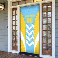 Custom Rugby Saint Lucia Door Cover The Lucian Go Champion - Wonder Print Shop