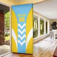 Custom Rugby Saint Lucia Door Cover The Lucian Go Champion - Wonder Print Shop