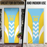 Custom Rugby Saint Lucia Door Cover The Lucian Go Champion - Wonder Print Shop