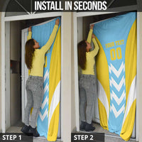 Custom Rugby Saint Lucia Door Cover The Lucian Go Champion - Wonder Print Shop