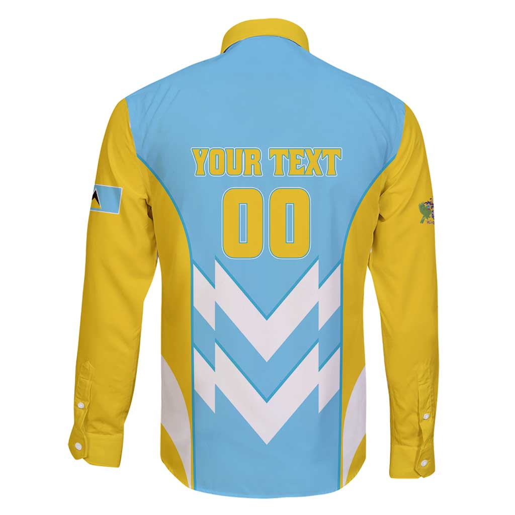 Custom Rugby Saint Lucia Family Matching Mermaid Dress and Hawaiian Shirt The Lucian Go Champion - Wonder Print Shop