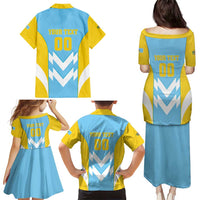 Custom Rugby Saint Lucia Family Matching Puletasi and Hawaiian Shirt The Lucian Go Champion - Wonder Print Shop